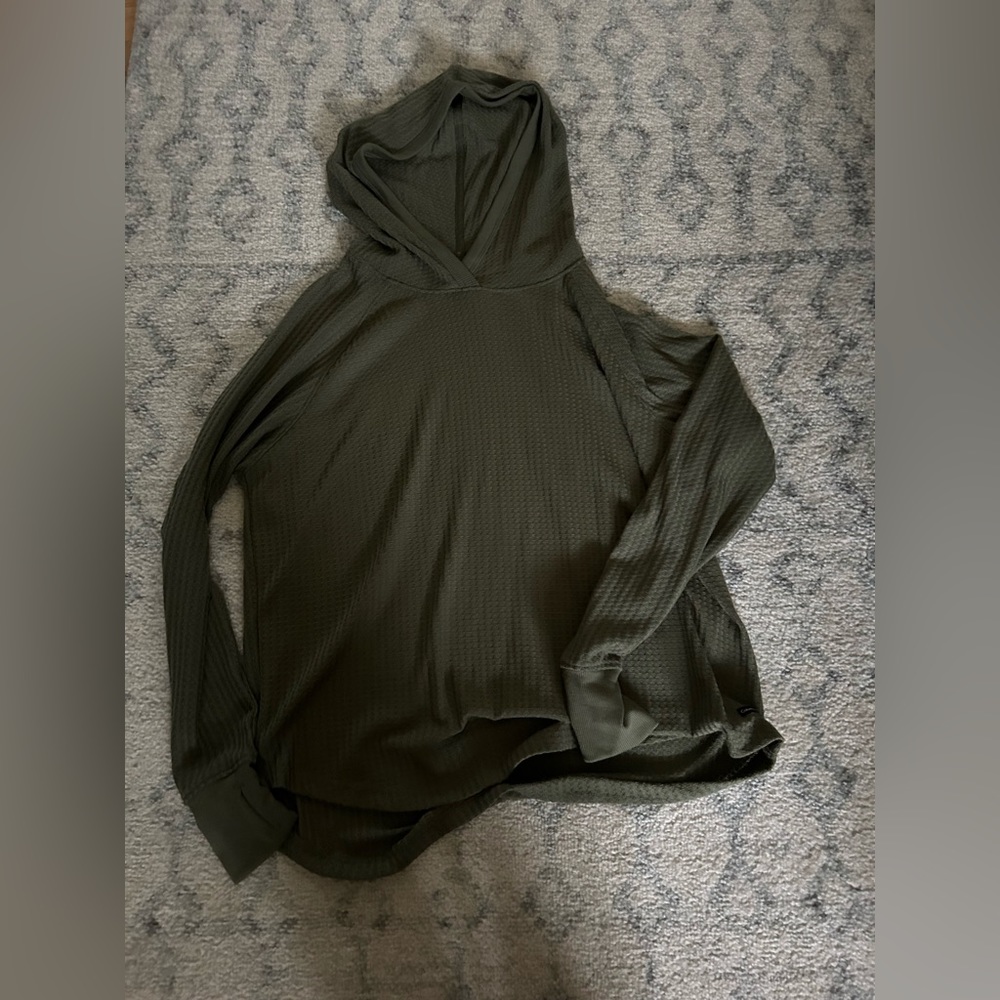 Never worn green Calvin Kline top with hood